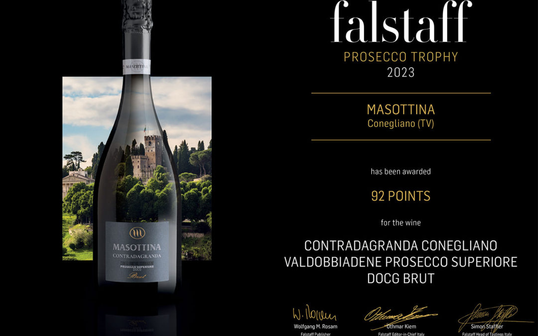 Falstaff – świetne oceny dla prosecco od Masottiny