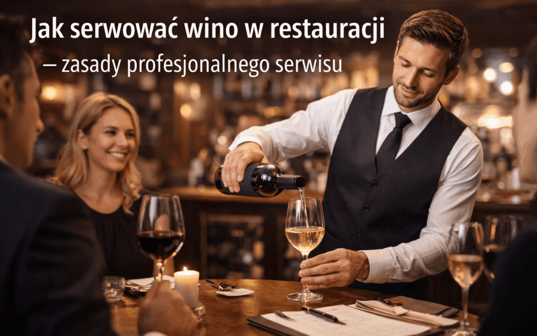 Jak serwować wino w restauracji – zasady profesjonalnego serwisu